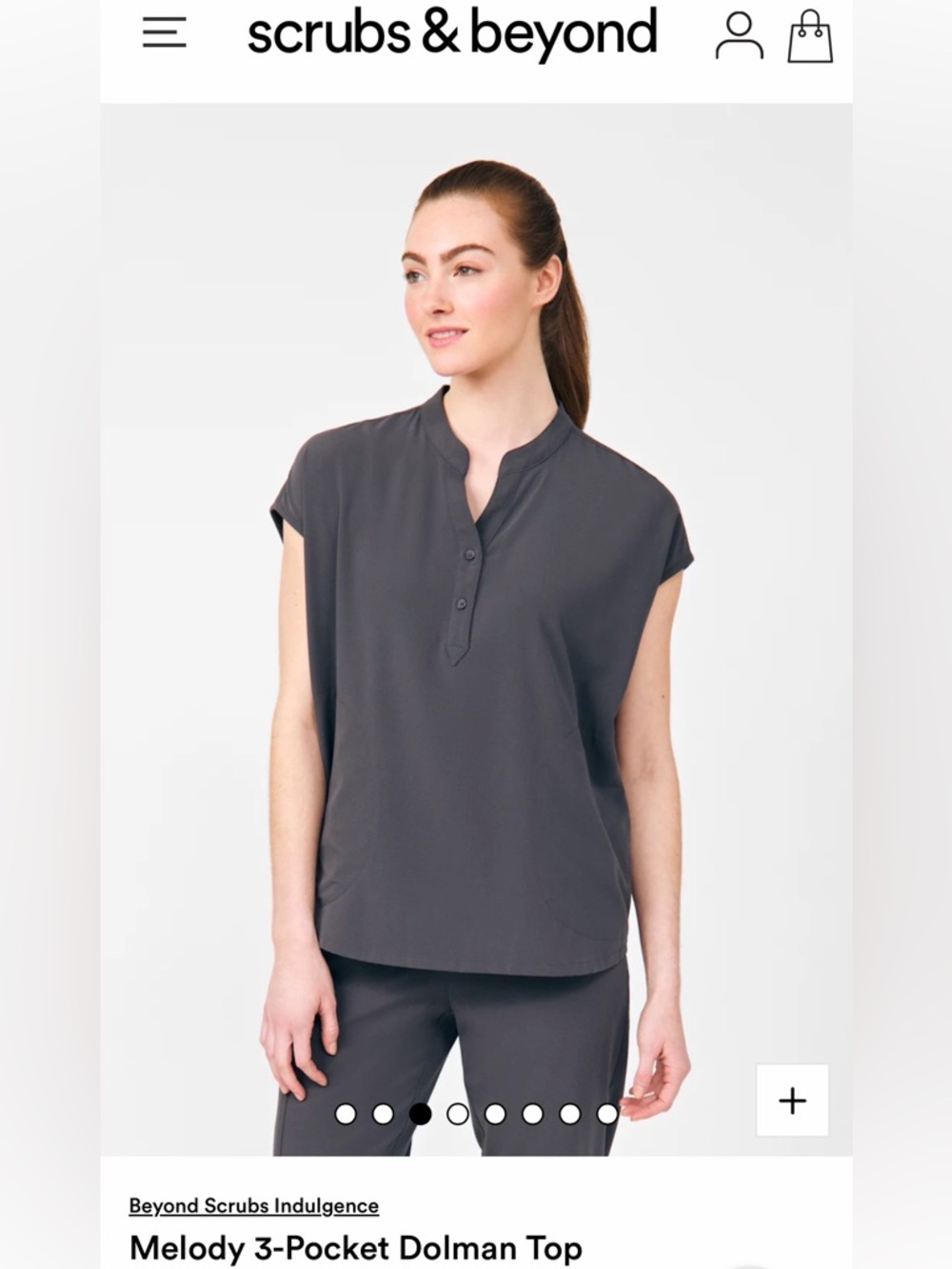 Beyond Scrubs Women’s Melody Dolman 3 Pocket Top
